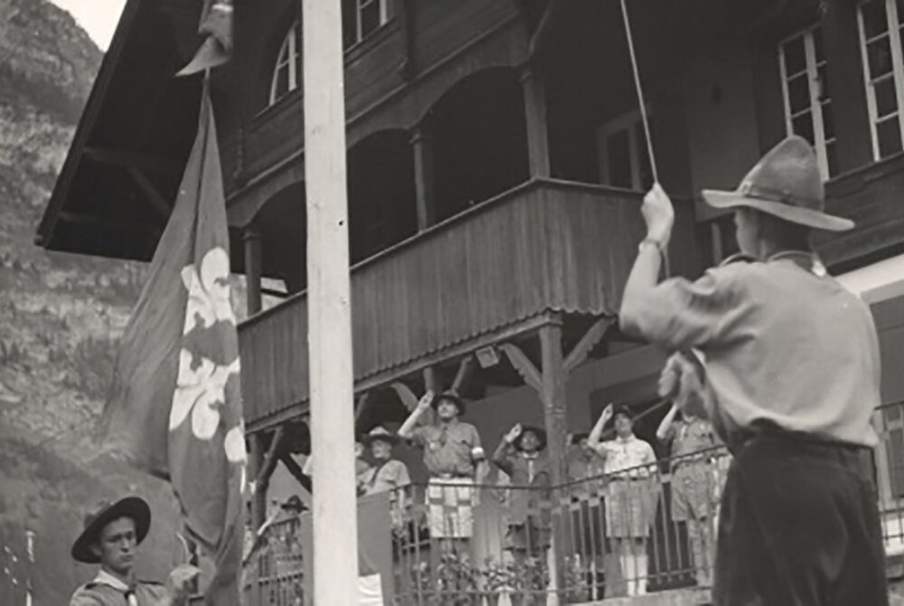 Moot 1953 flag break